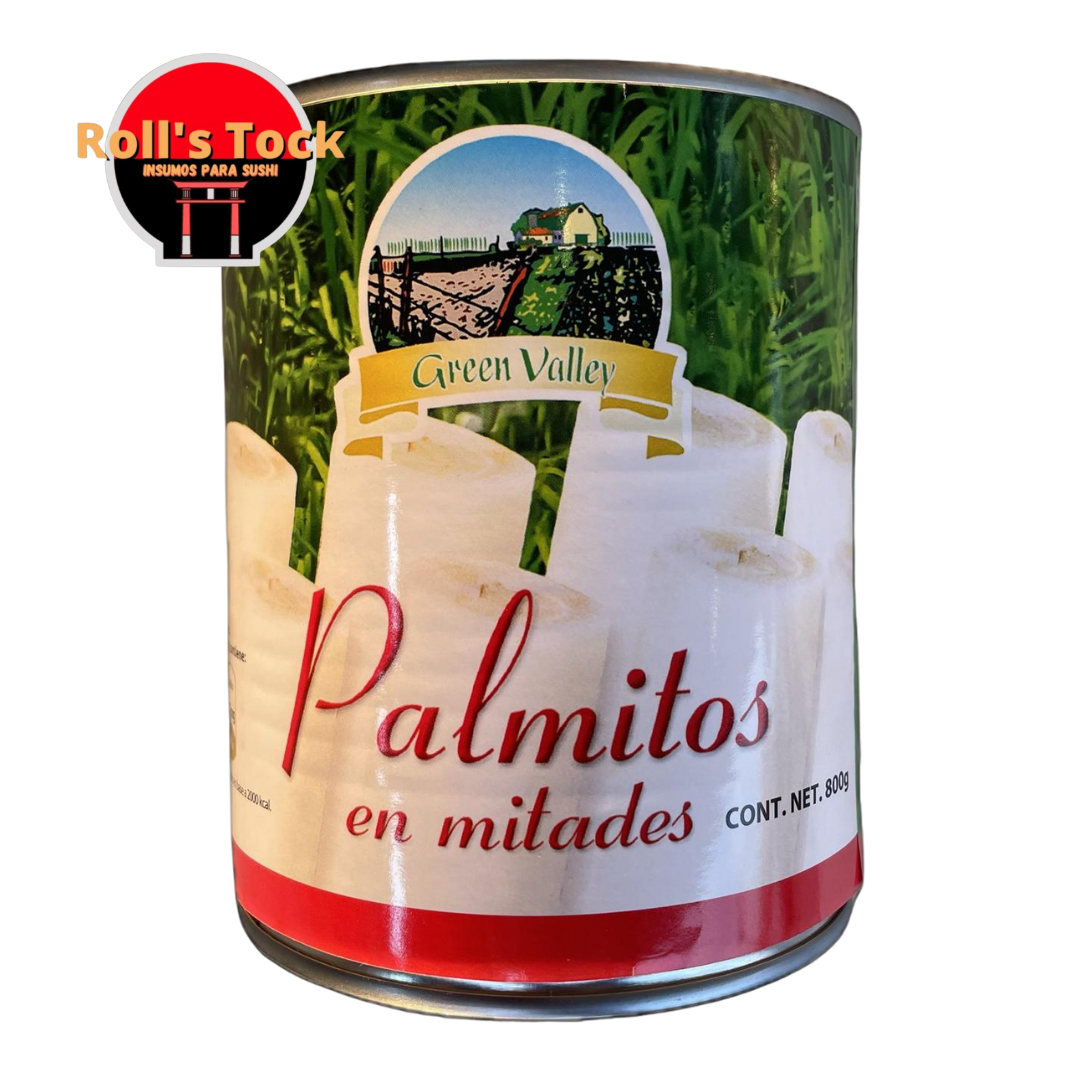 Palmitos en Mitades 800 Gr.